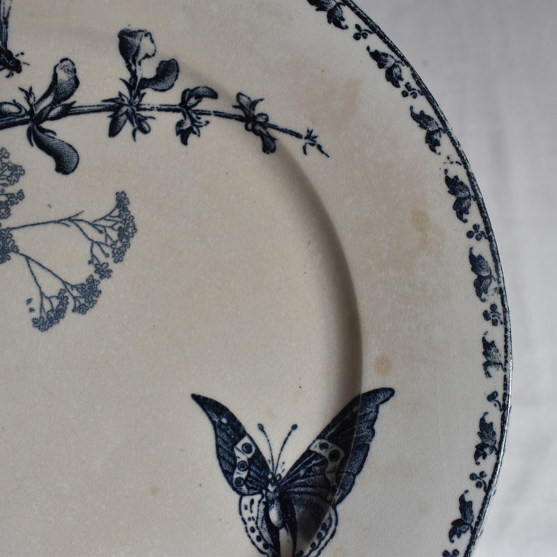 Antique Plate - U&C Sarreguemines Carmen C