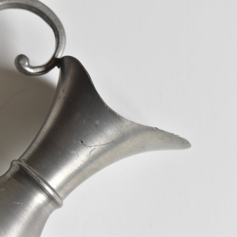 Vintage Pewter Flower Vase 19 cm