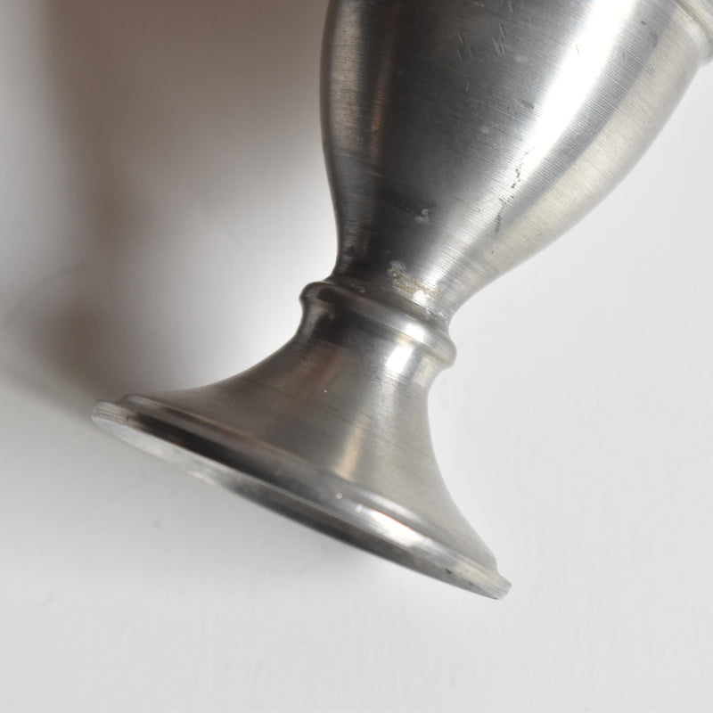 Vintage Pewter Flower Vase 19 cm