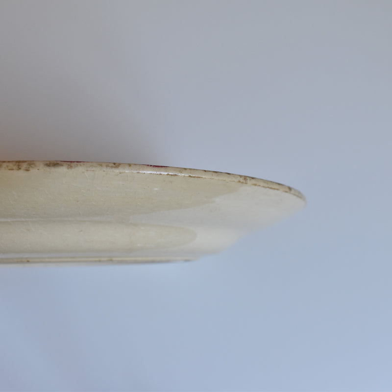 Antique Plate Gien Chardons (Thistle)