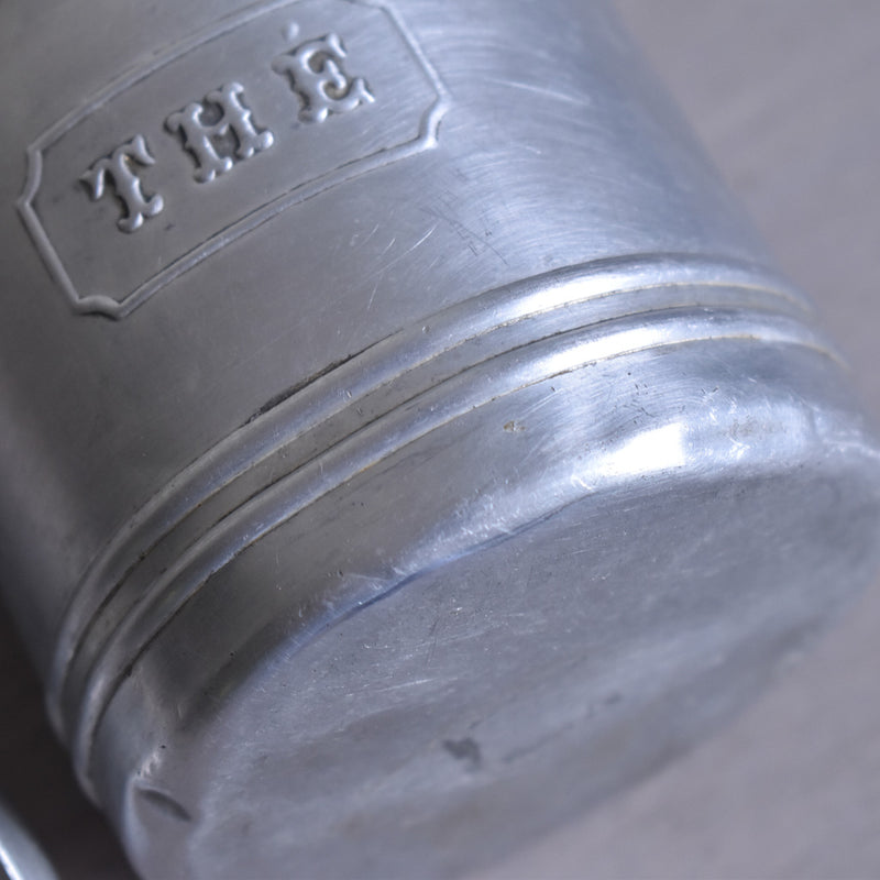 Vintage Aluminum Container - Thé