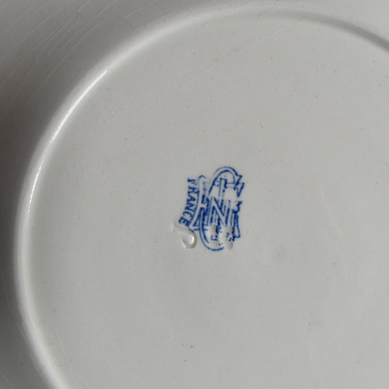 Antique dessert plate Gien