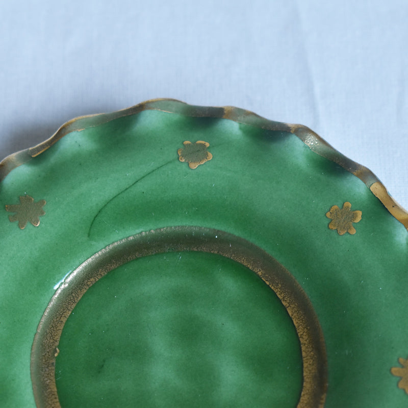 ア.ドラサンヴァル A.Dressinval ミニカップ＆ソーサー 3cm ライトグリーン