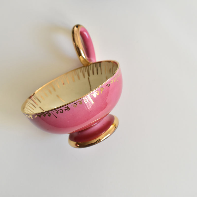 ア.ドラサンヴァル A.Dressinval コーヒーカップ＆ソーサー Pink C