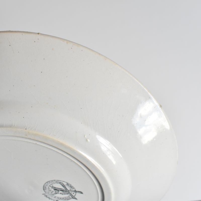 Vintage plate Moulin des Loups Rose C