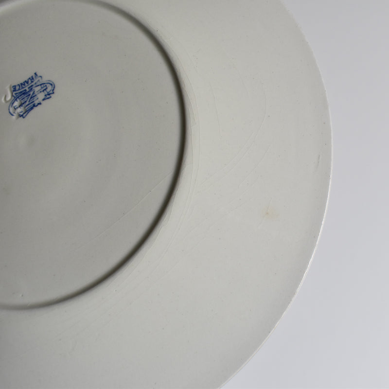 Antique dessert plate Gien
