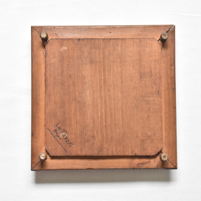 Antique Tile Trivet: Le Favori