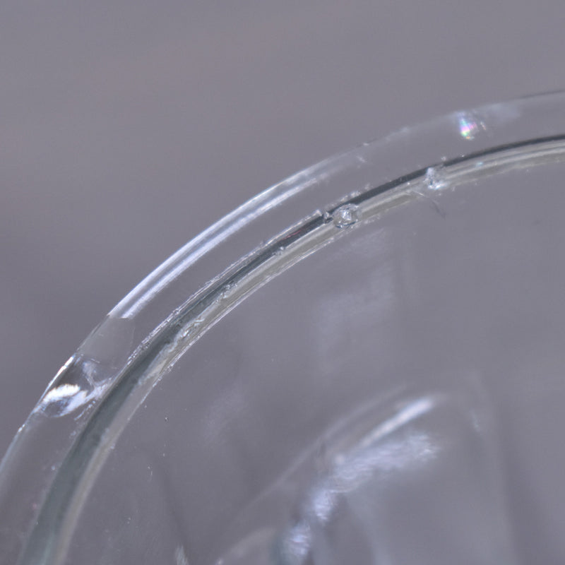 ガラス　ヴィンテージ　ジャムポット　375　B