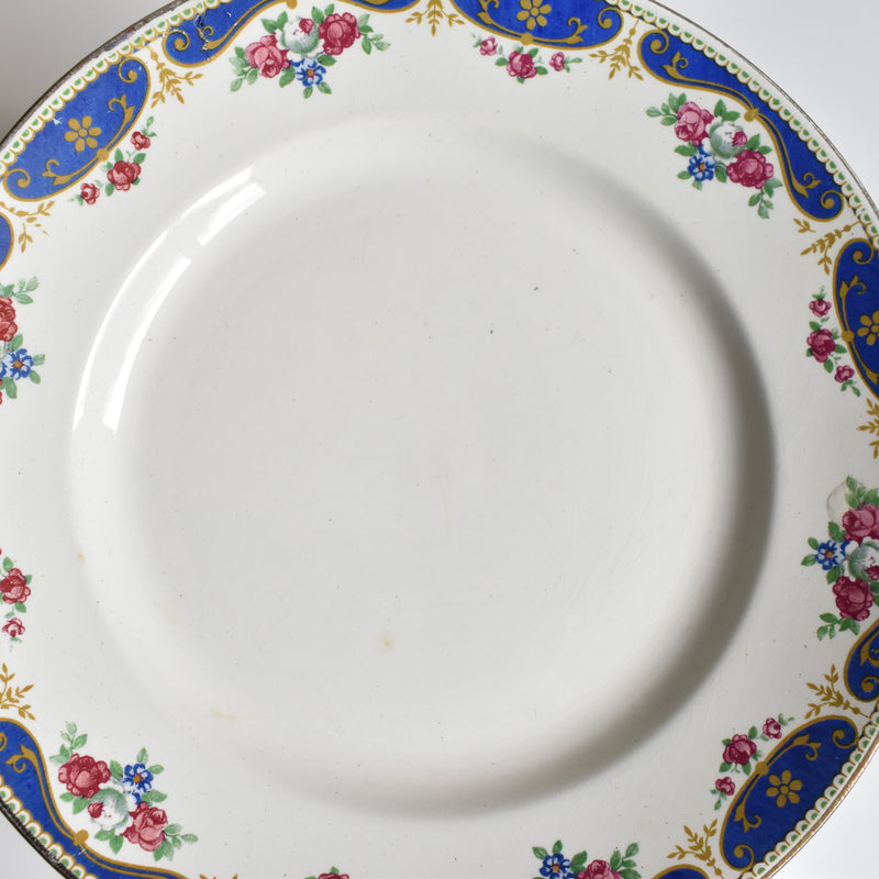 Vintage plate Moulin des Loups Rose C