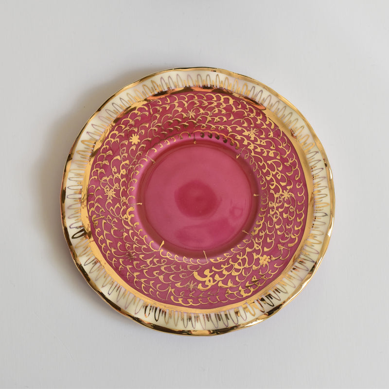 ア.ドラサンヴァル A.Dressinval コーヒーカップ＆ソーサー Pink D