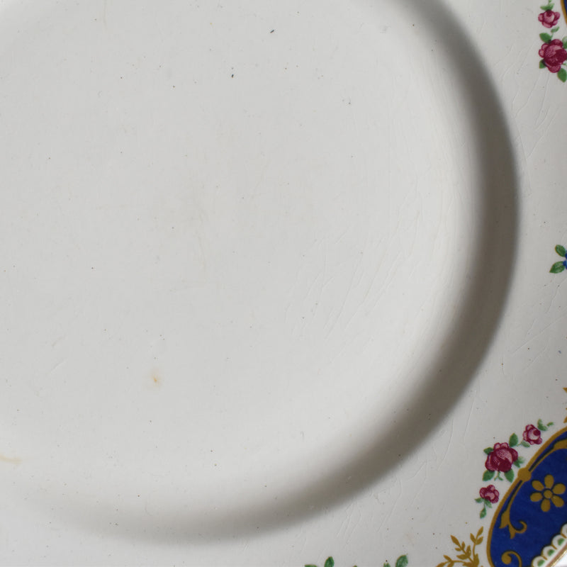 Vintage plate Moulin des Loups Rose C