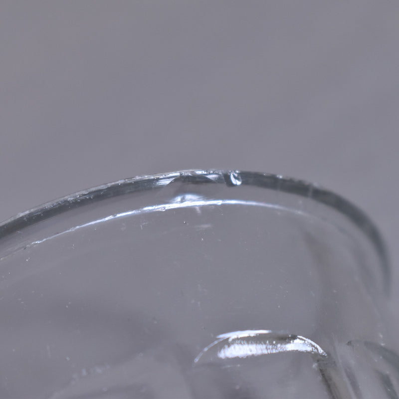 ガラス　ヴィンテージ　ジャムポット　375　B