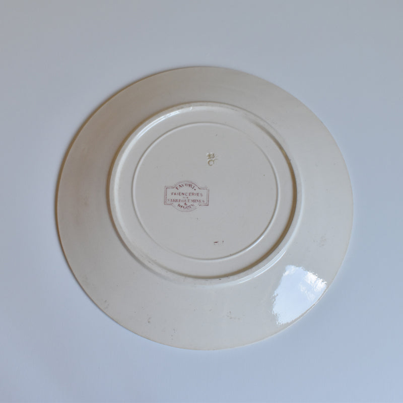 アンティークプレート サルグミンヌ Favori （赤）