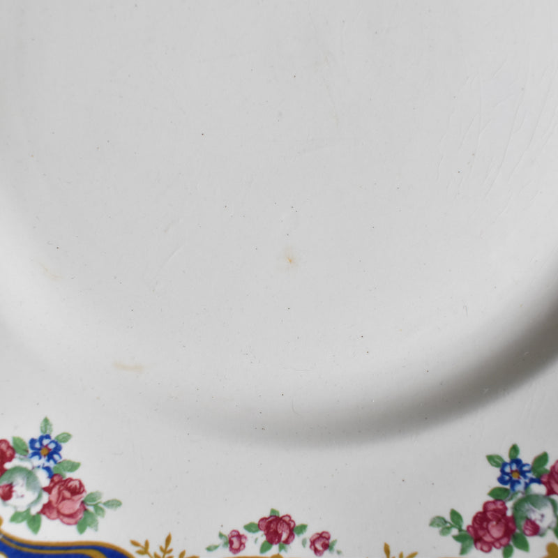 Vintage plate Moulin des Loups Rose C