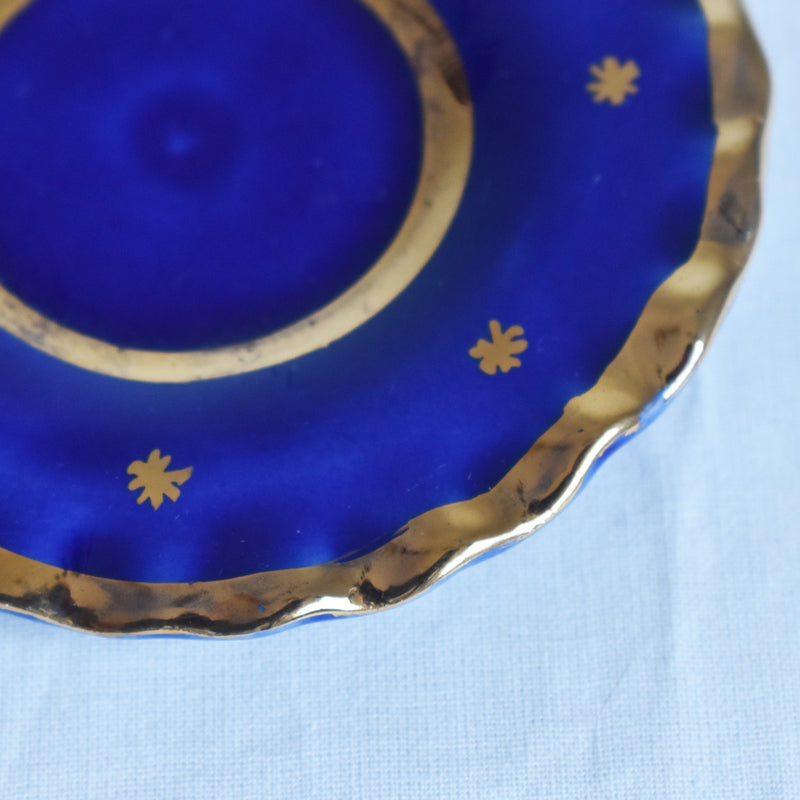 ア.ドラサンヴァル A.Dressinval ミニカップ＆ソーサー 3cm ブルー A