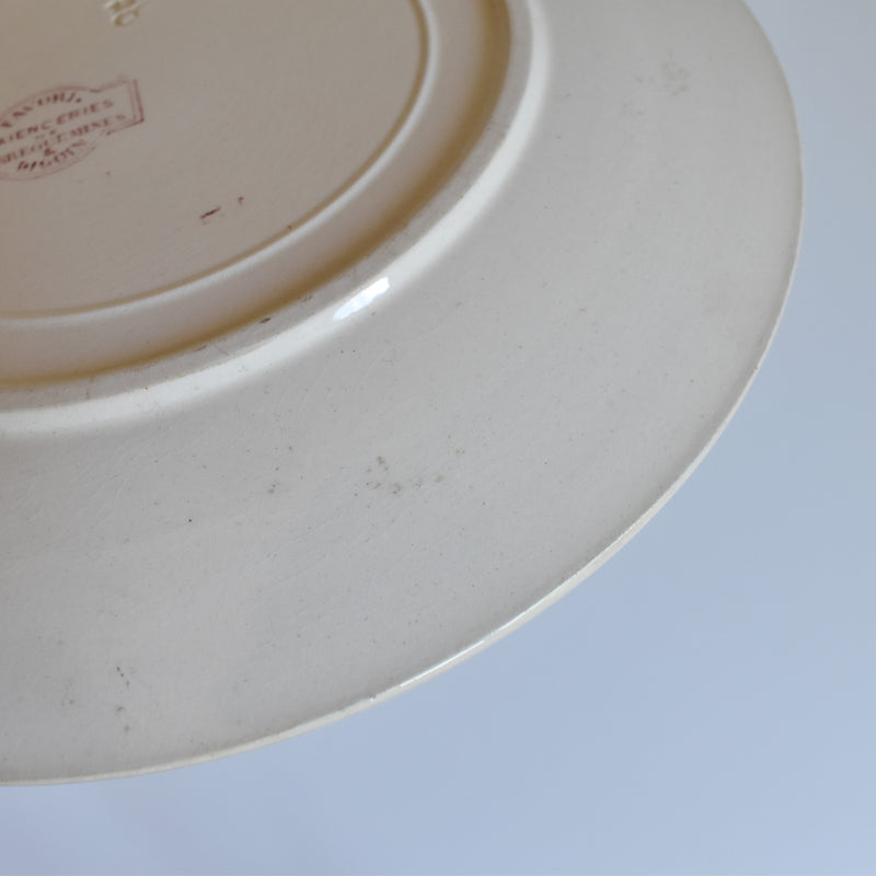 アンティークプレート サルグミンヌ Favori （赤）