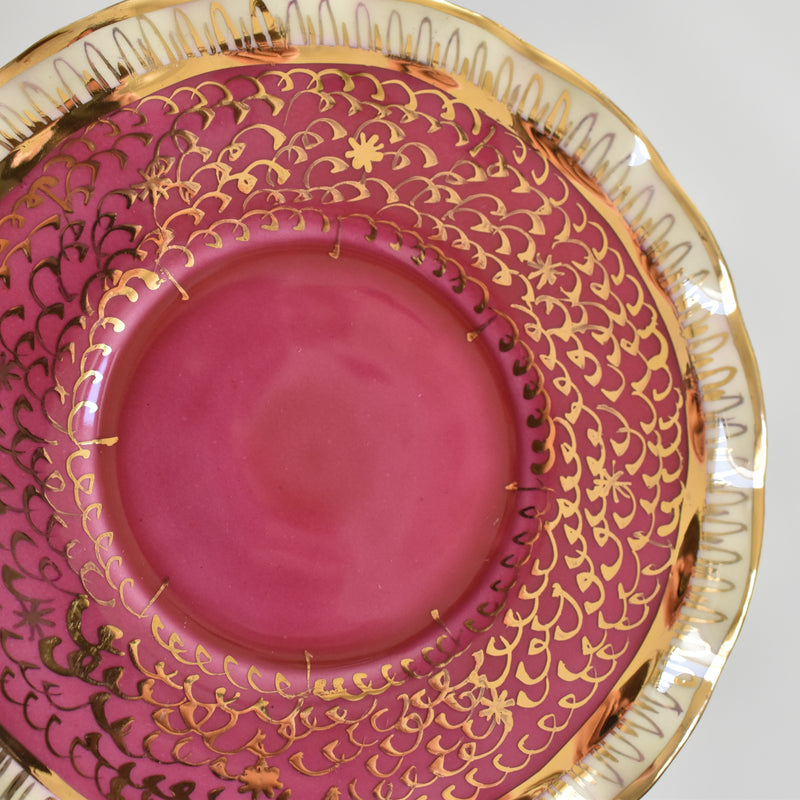 ア.ドラサンヴァル A.Dressinval コーヒーカップ＆ソーサー Pink D