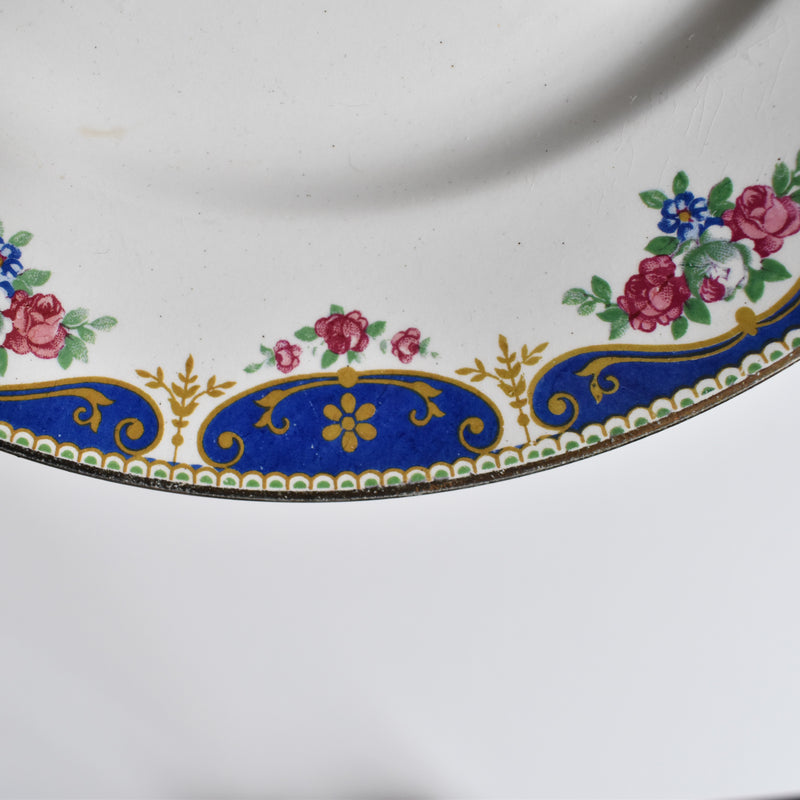 Vintage plate Moulin des Loups Rose C