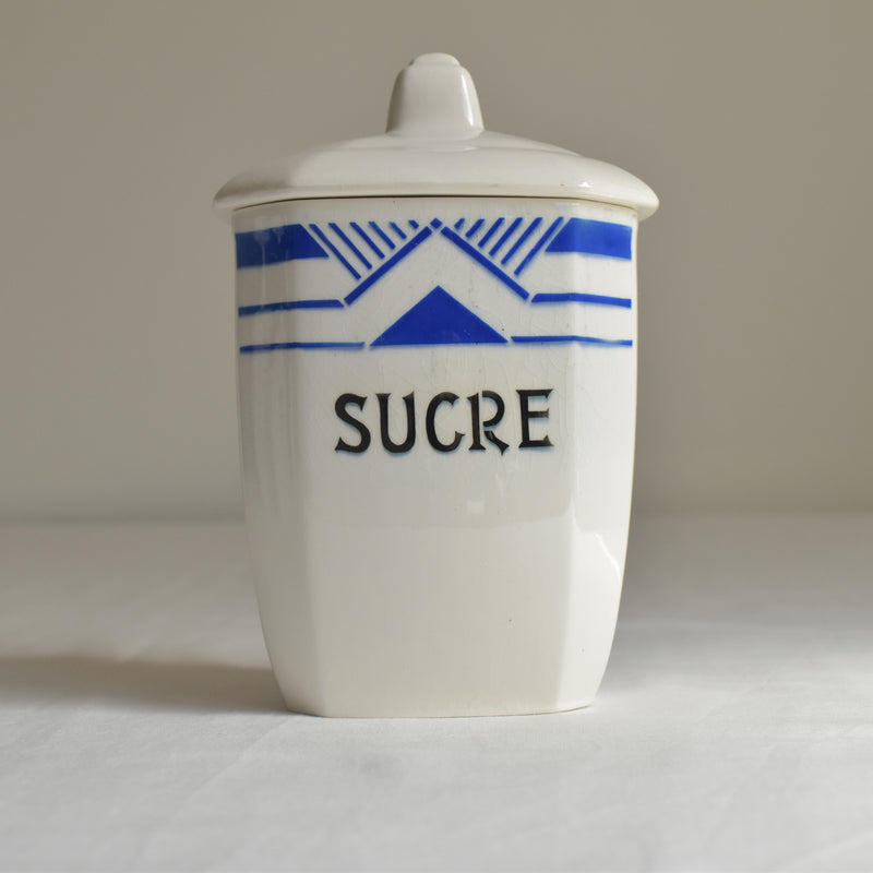 Vintage Canister Digoin & Sarreguemines ADORA Set of 6