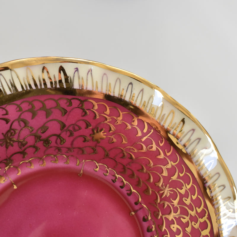 ア.ドラサンヴァル A.Dressinval コーヒーカップ＆ソーサー Pink D