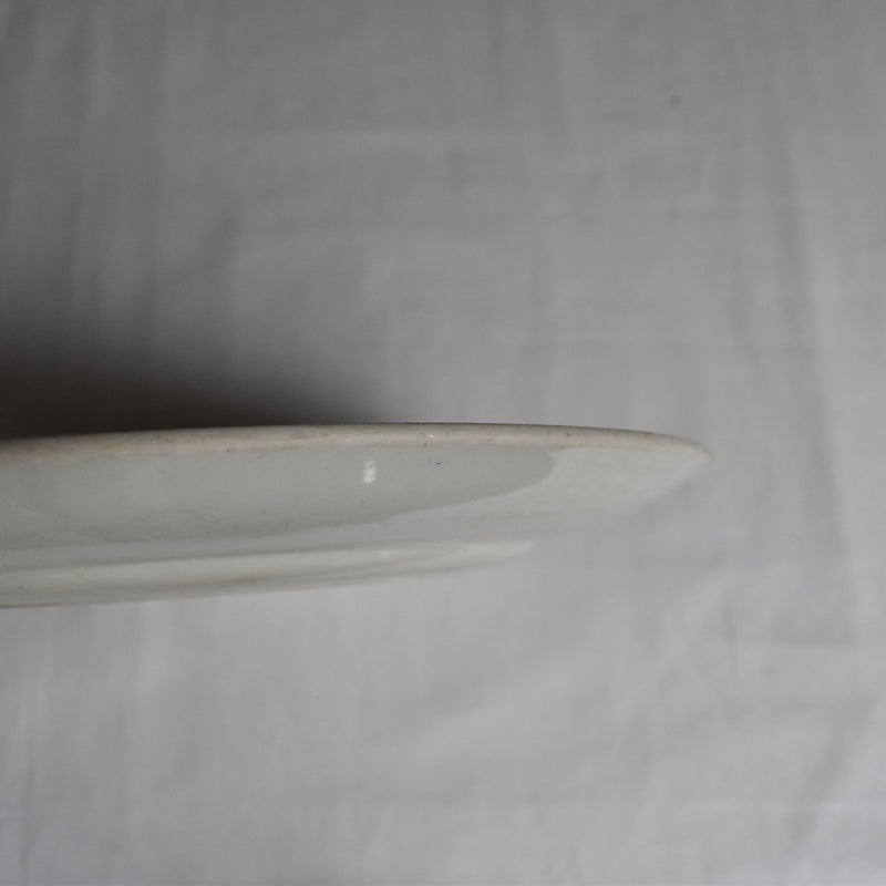 Antique Plate Longwy Iris
