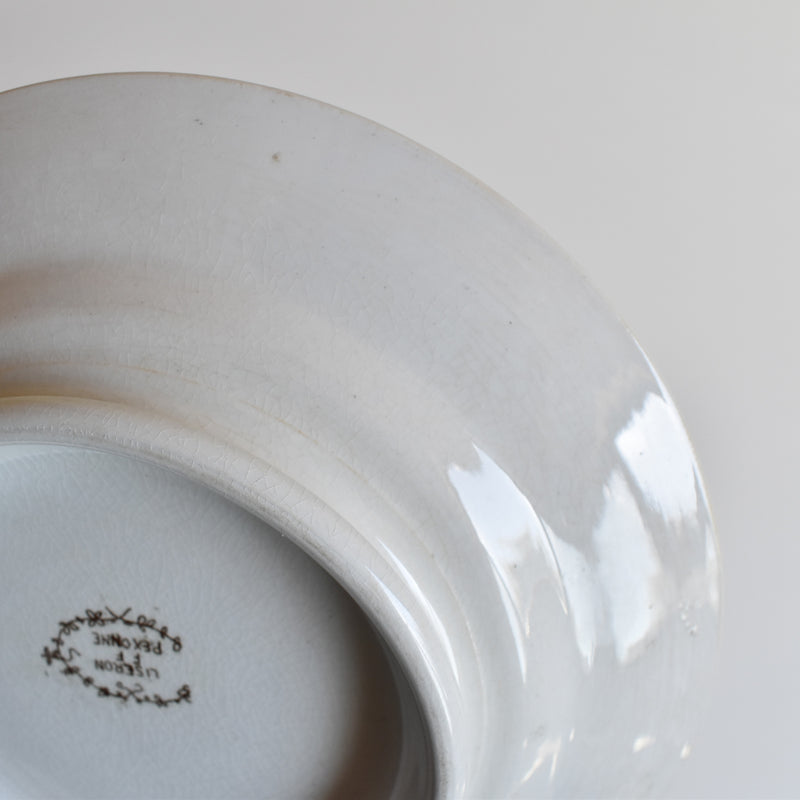 Antique Pedestal Plate FF Peksonnu Liseron