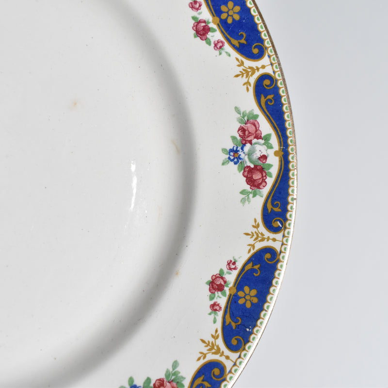 Vintage plate Moulin des Loups Rose C