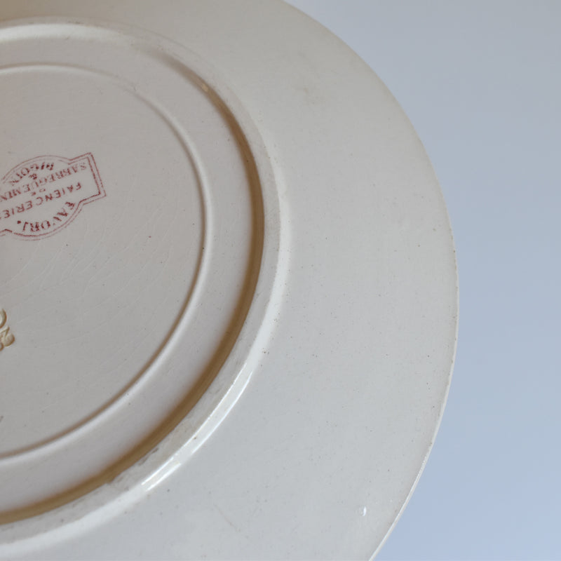 アンティークプレート サルグミンヌ Favori （赤）