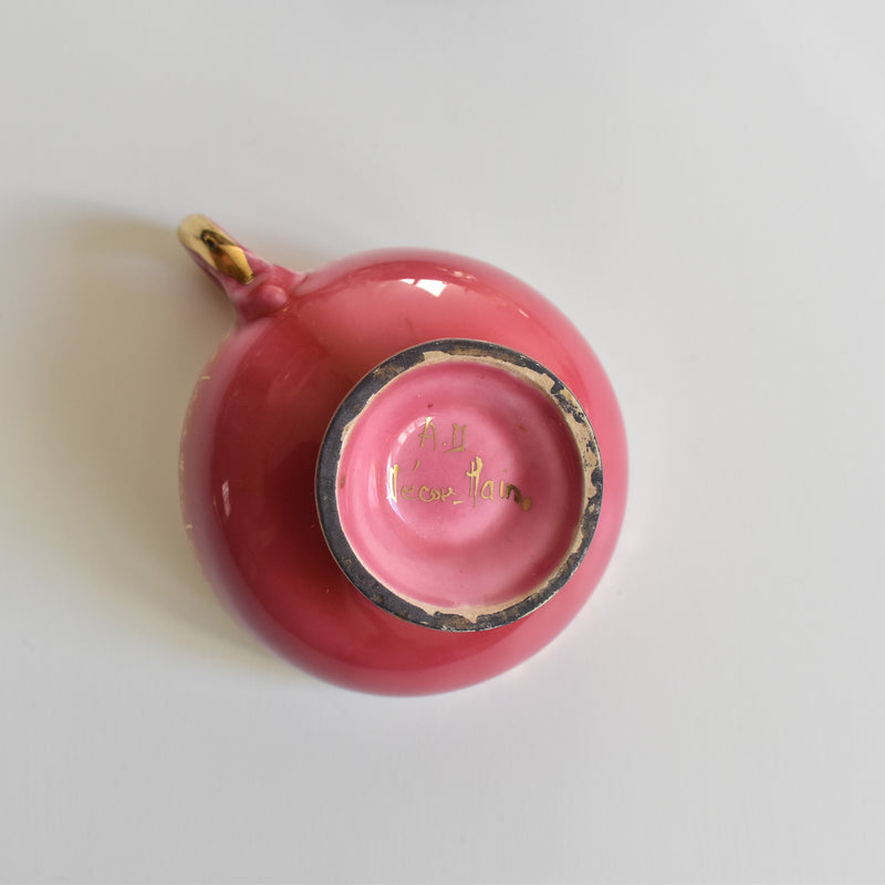 ア.ドラサンヴァル A.Dressinval コーヒーカップ＆ソーサー Pink D