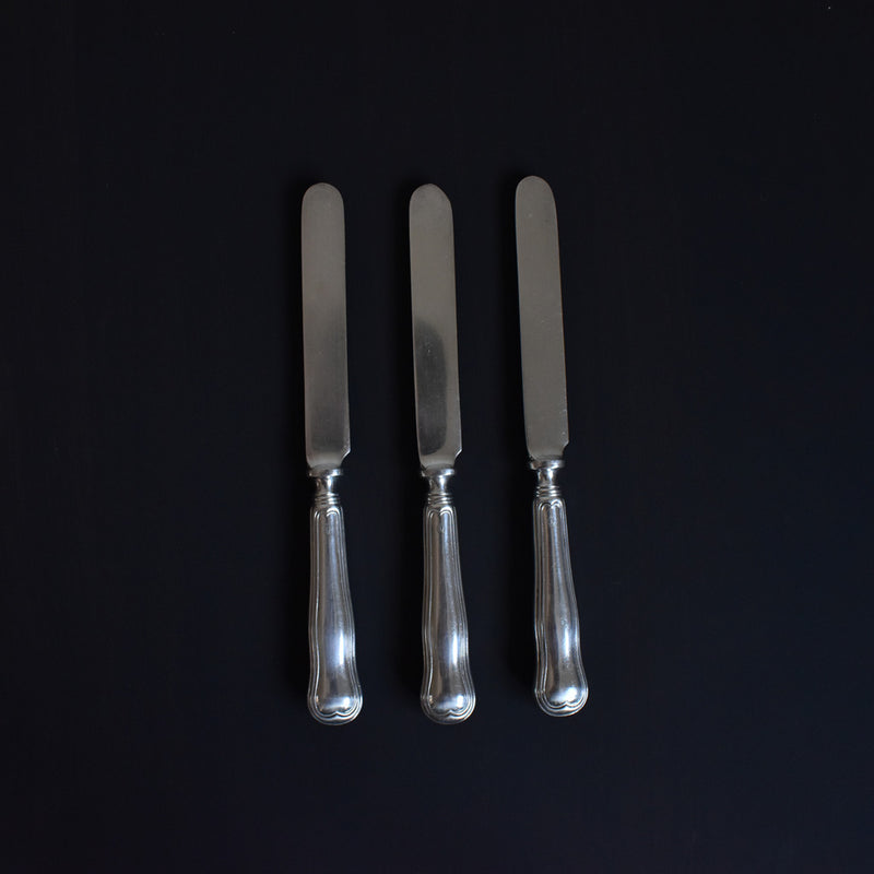Art Krupp Berndorf Vintage Knife Set of 3