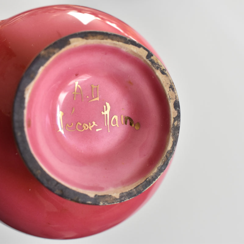 ア.ドラサンヴァル A.Dressinval コーヒーカップ＆ソーサー Pink D