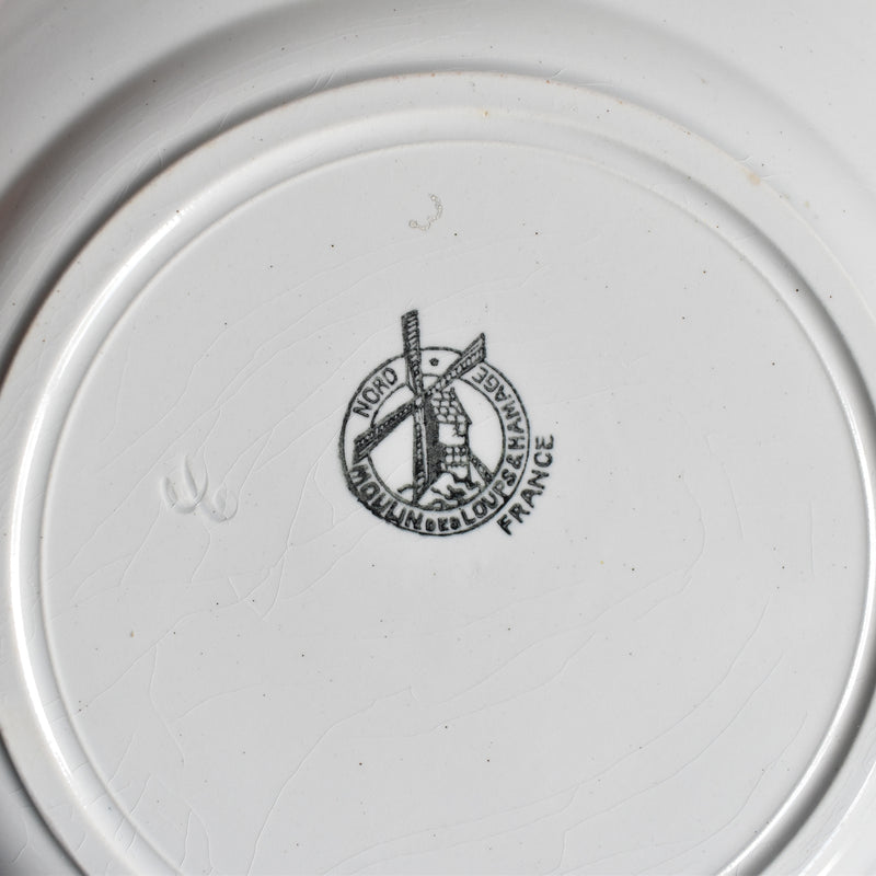 Vintage Plate, Moulin des Loups, Rose D