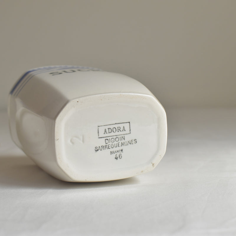 Vintage Canister Digoin & Sarreguemines ADORA Set of 6