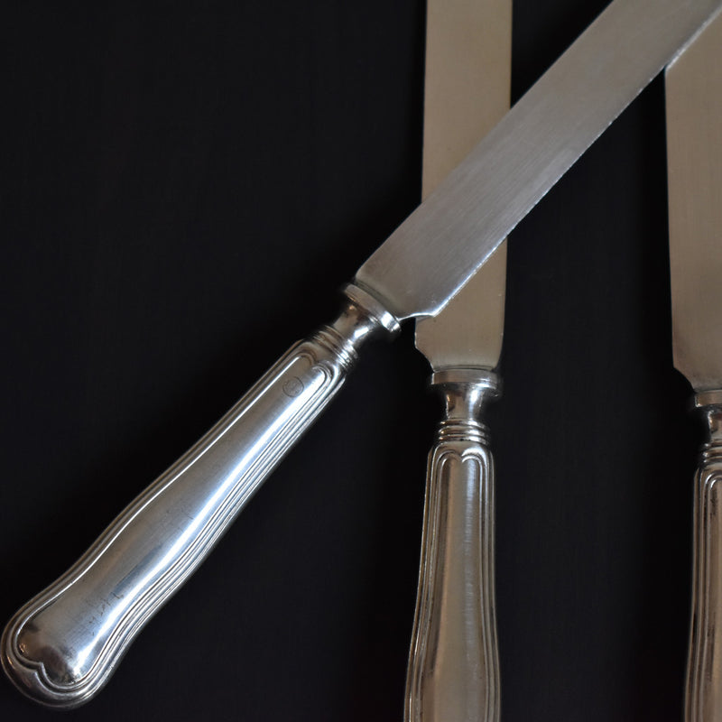 Art Krupp Berndorf Vintage Knife Set of 3