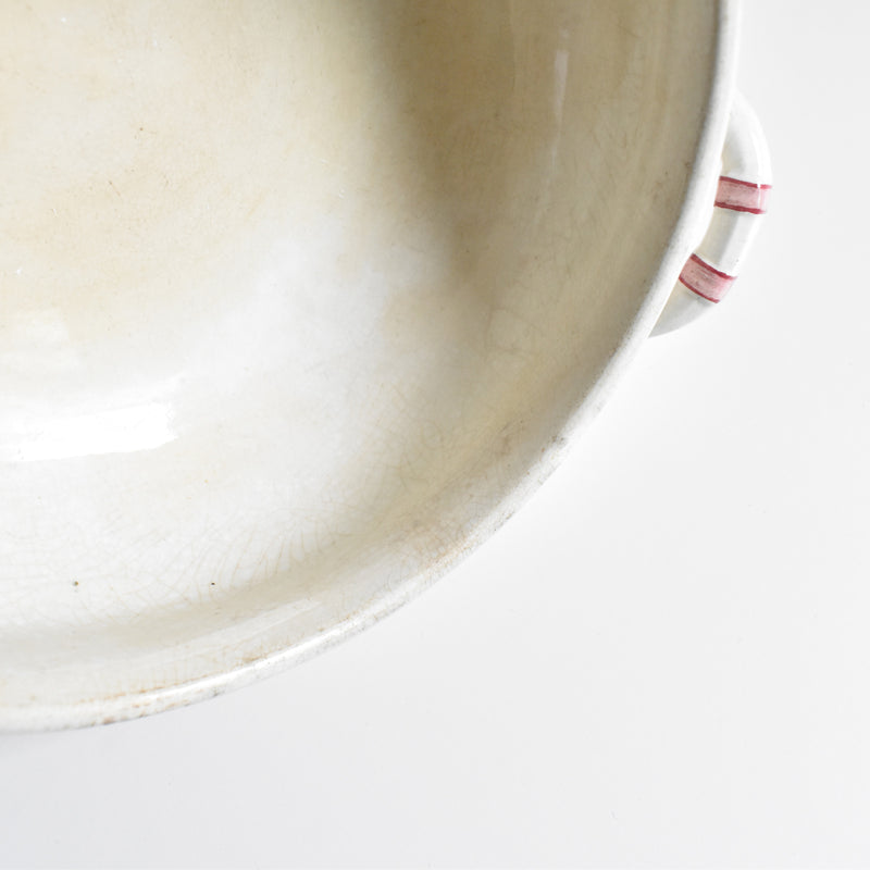 Antique Soup Tureen Luneville Chevrefeuilles