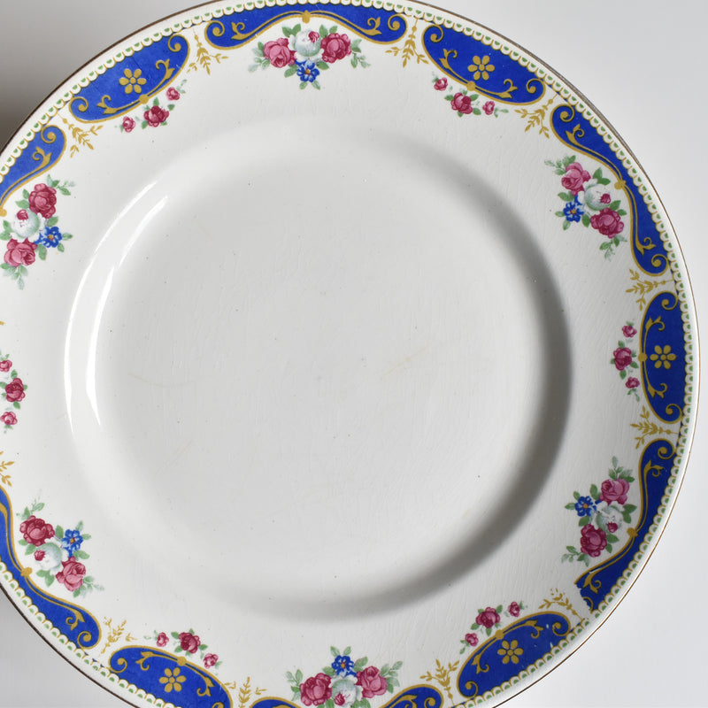 Vintage Plate, Moulin des Loups, Rose D