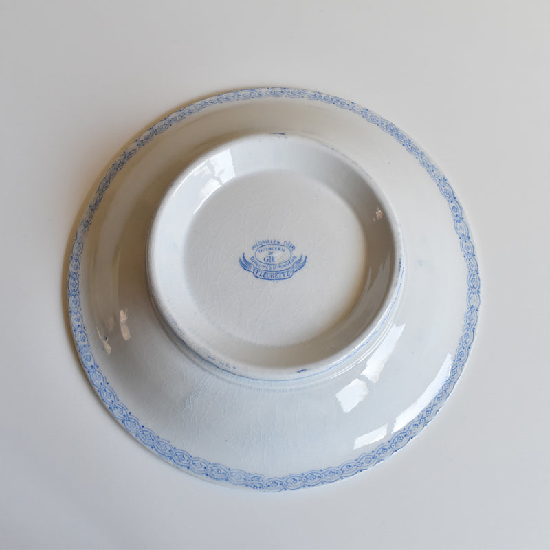 Antique Compotier Gien Fleurettes