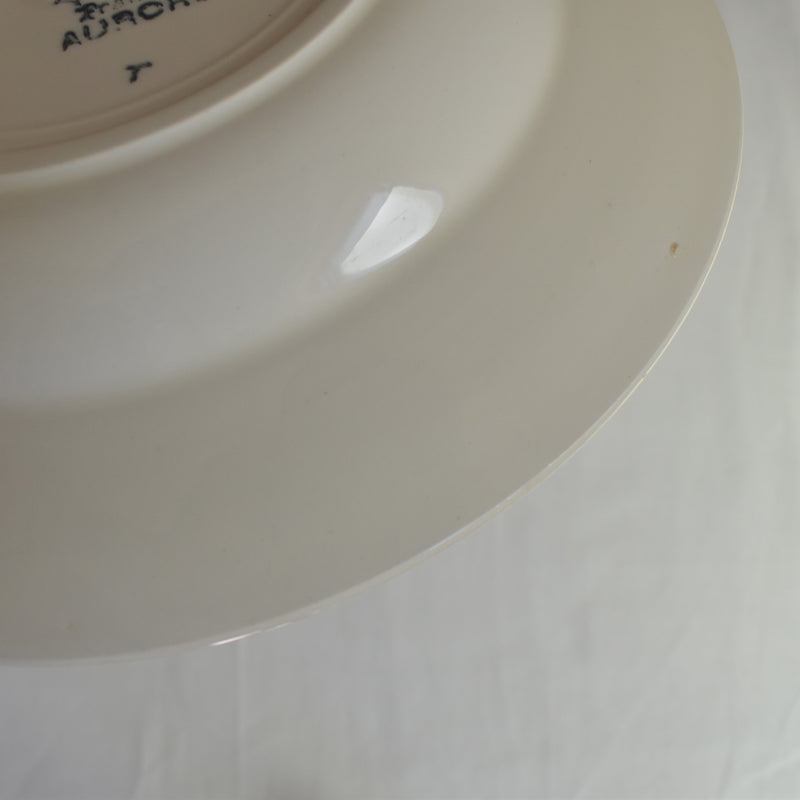 Antique Deep Plate Badonviller Aurore B
