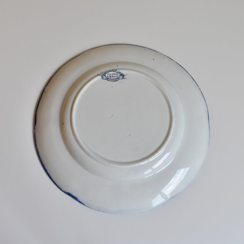 Antique Plate, Creil et Montereau, Flora