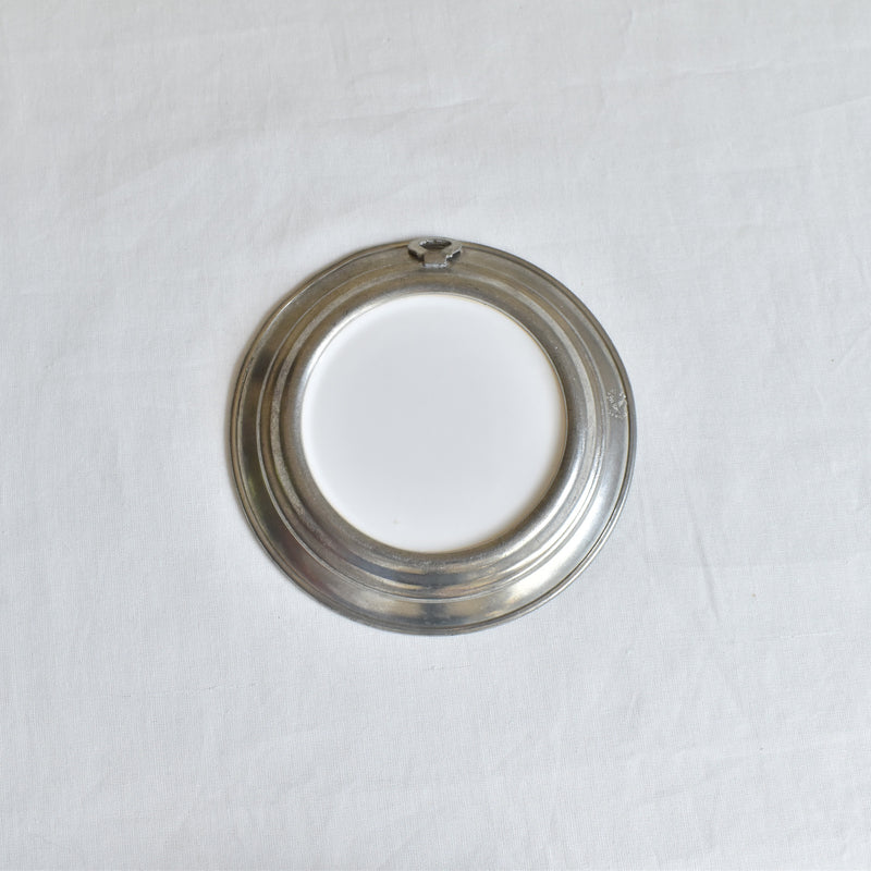 ヴィンテージピューター＆陶器 スモール絵皿