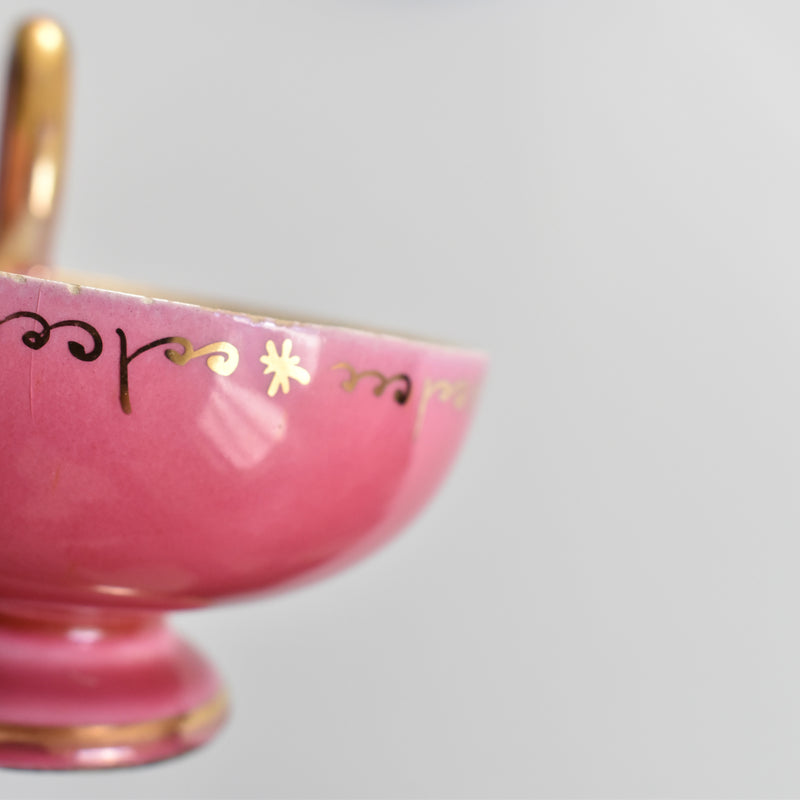 ア.ドラサンヴァル A.Dressinval コーヒーカップ＆ソーサー Pink D