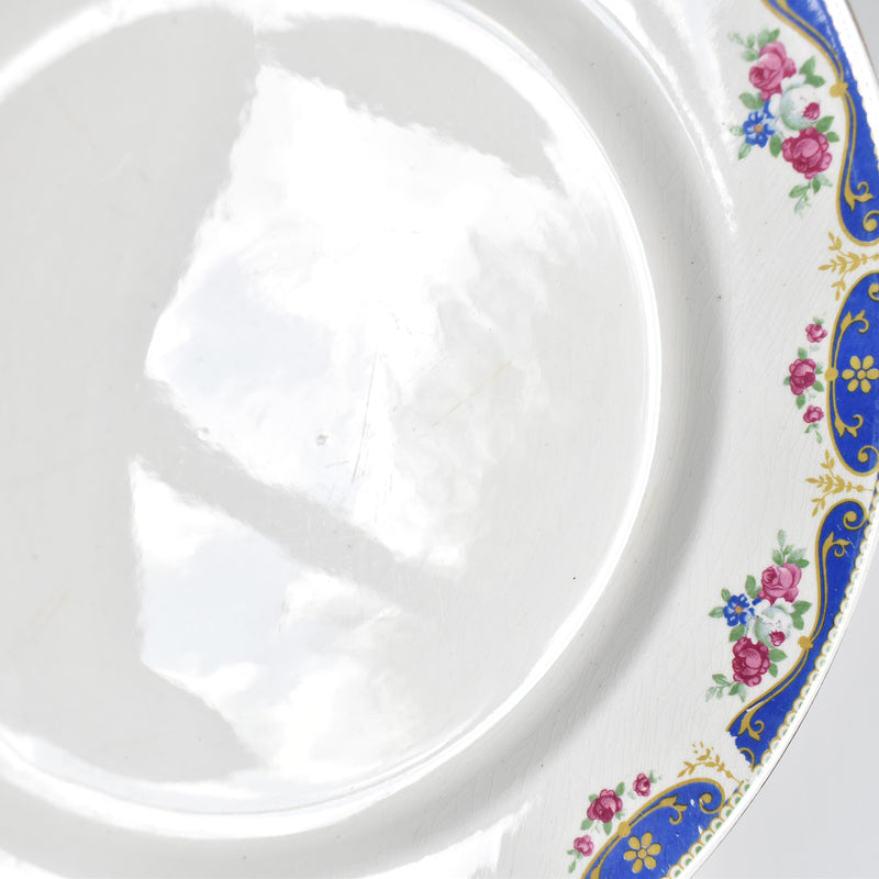 Vintage Plate, Moulin des Loups, Rose D