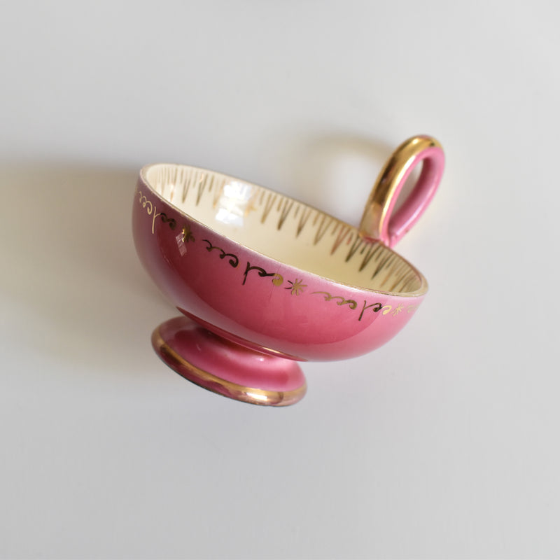 ア.ドラサンヴァル A.Dressinval コーヒーカップ＆ソーサー Pink D