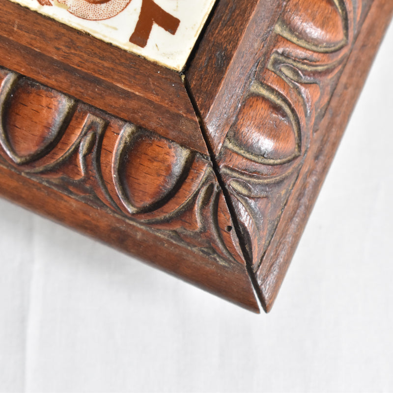 Antique Tile Trivet: Le Favori