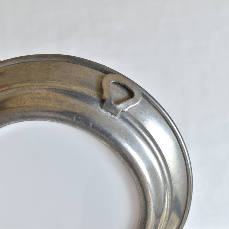 ヴィンテージピューター＆陶器 スモール絵皿