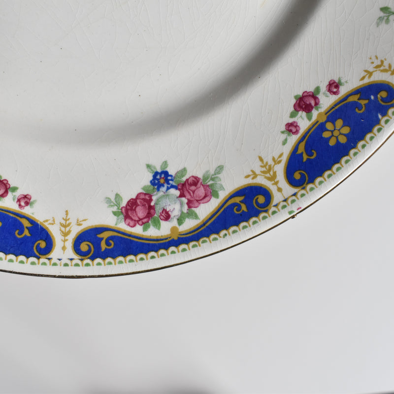 Vintage Plate, Moulin des Loups, Rose D