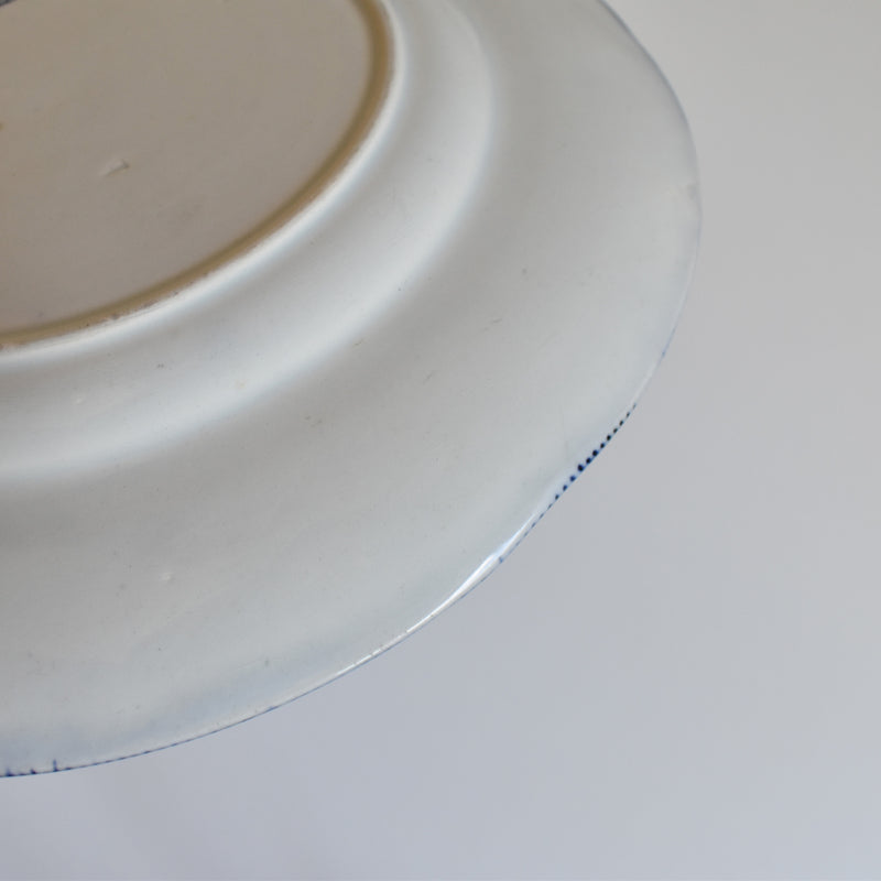 Antique Plate, Creil et Montereau, Flora
