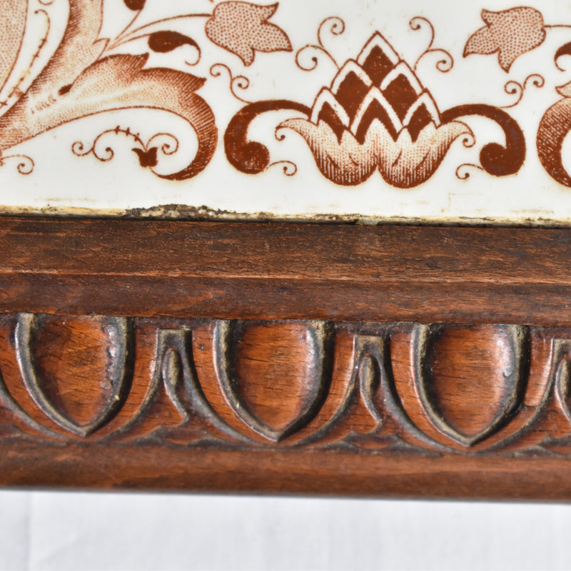 Antique Tile Trivet: Le Favori
