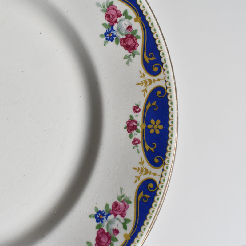 Vintage Plate, Moulin des Loups, Rose D