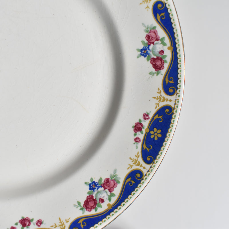 Vintage Plate, Moulin des Loups, Rose D
